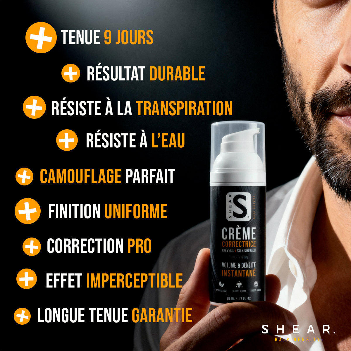 Avantages creme correctrice cappillaire 50 ml camouflage longue durée, effet naturel et uniforme
