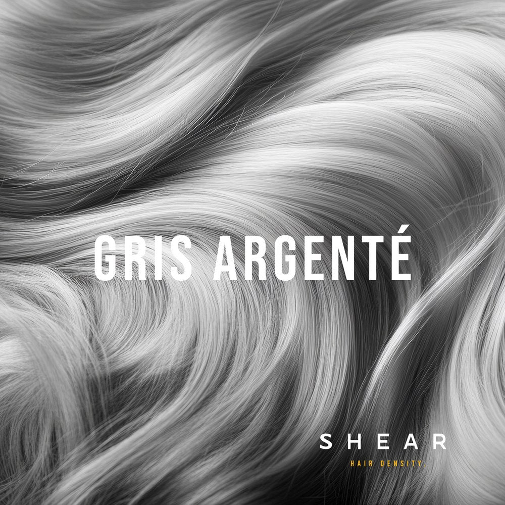 Poudre capillaire SHEAR – nuance Gris Argenté pour une chevelure élégante et sophistiquée