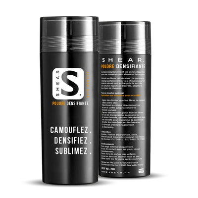 Poudre Densifiante Capillaire SHEAR® 28g – des cheveux plus épais et une densité visible au quotidien