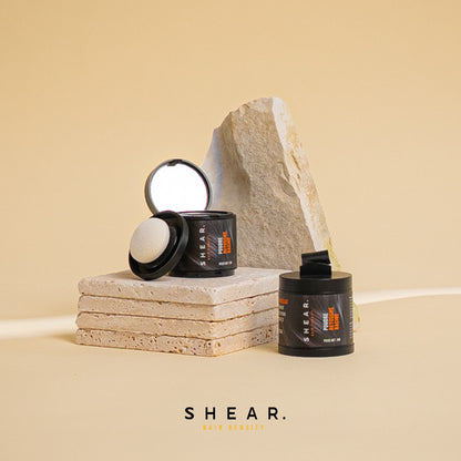 Camoufle les repousses et densifie la ligne de cheveux, résultat durable résistant à la transpiration