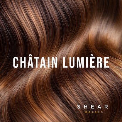 Poudre capillaire SHEAR – couleur Châtain Lumière pour un résultat naturel et lumineux