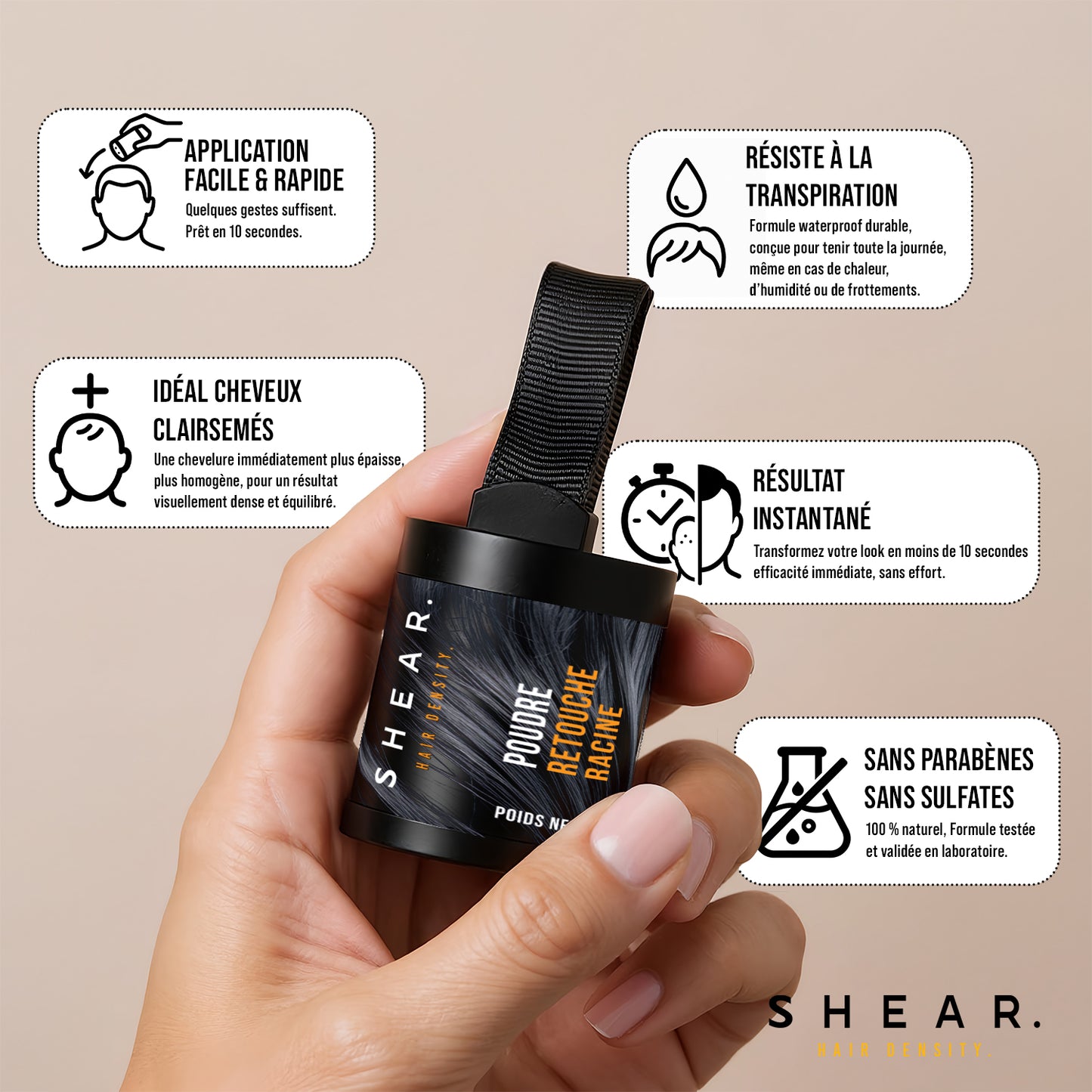 Poudre Retouche Racine Capillaire-10G